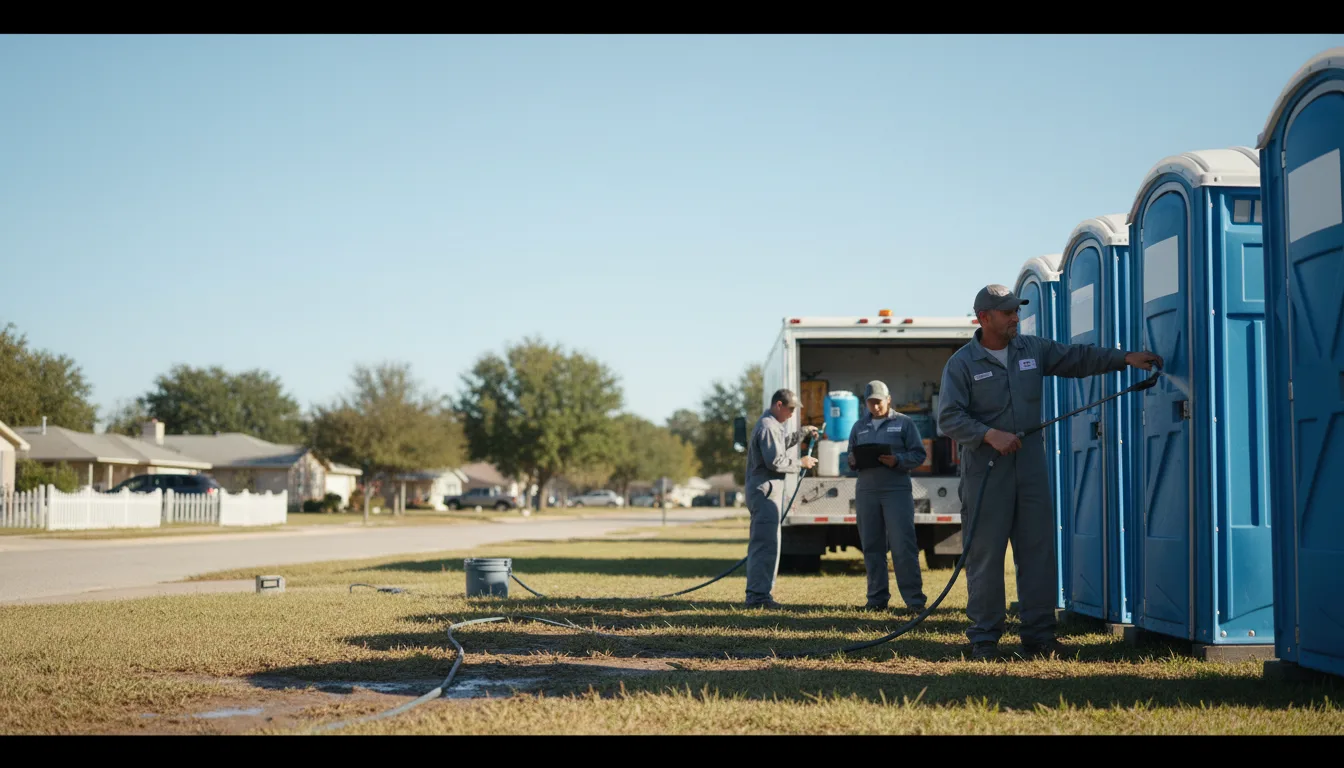 Long-Term Portable Toilet Rental in New London, IA near me